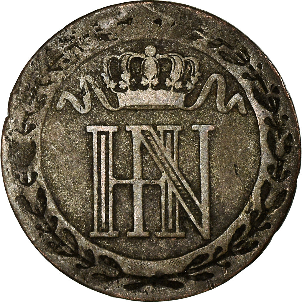 Coin, German States, WESTPHALIA, Jerome, 20 Centimes, 1812, Cassel, VF(20-25)