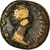 Coin, Diva Faustina I, Sestertius, AD 146-161, Rome, VF(20-25), Bronze, RIC:1128