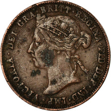Moneda, ESTE DE ÁFRICA, Victoria, Pice, 1898, BC+, Bronce, KM:1