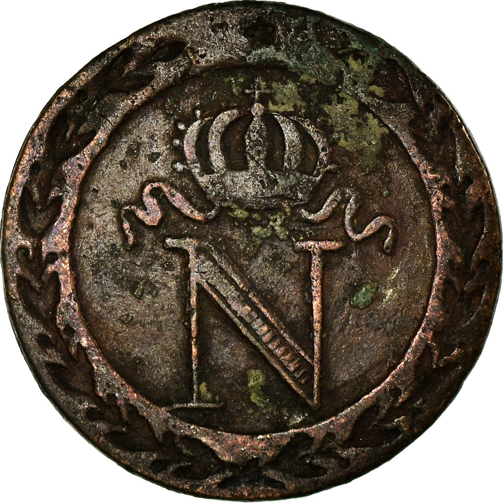 Moneta, Francia, Napoléon I, 10 Centimes, 1808, Paris, Contemporary forgery
