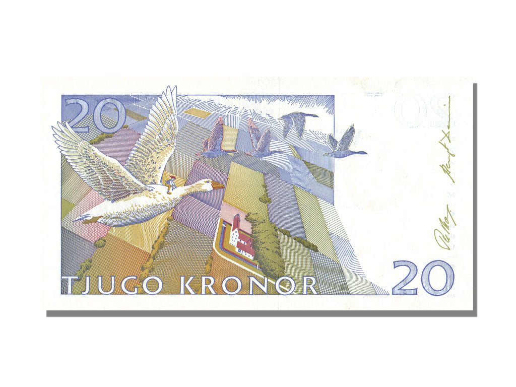 Svezia, 20 Kronor, 1991, KM:61a, FDS
