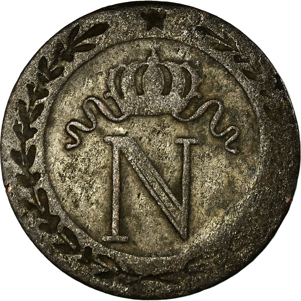 Moneta, Francia, Napoléon I, 10 Centimes, 1810, Limoges, MB, Biglione, KM:676.5