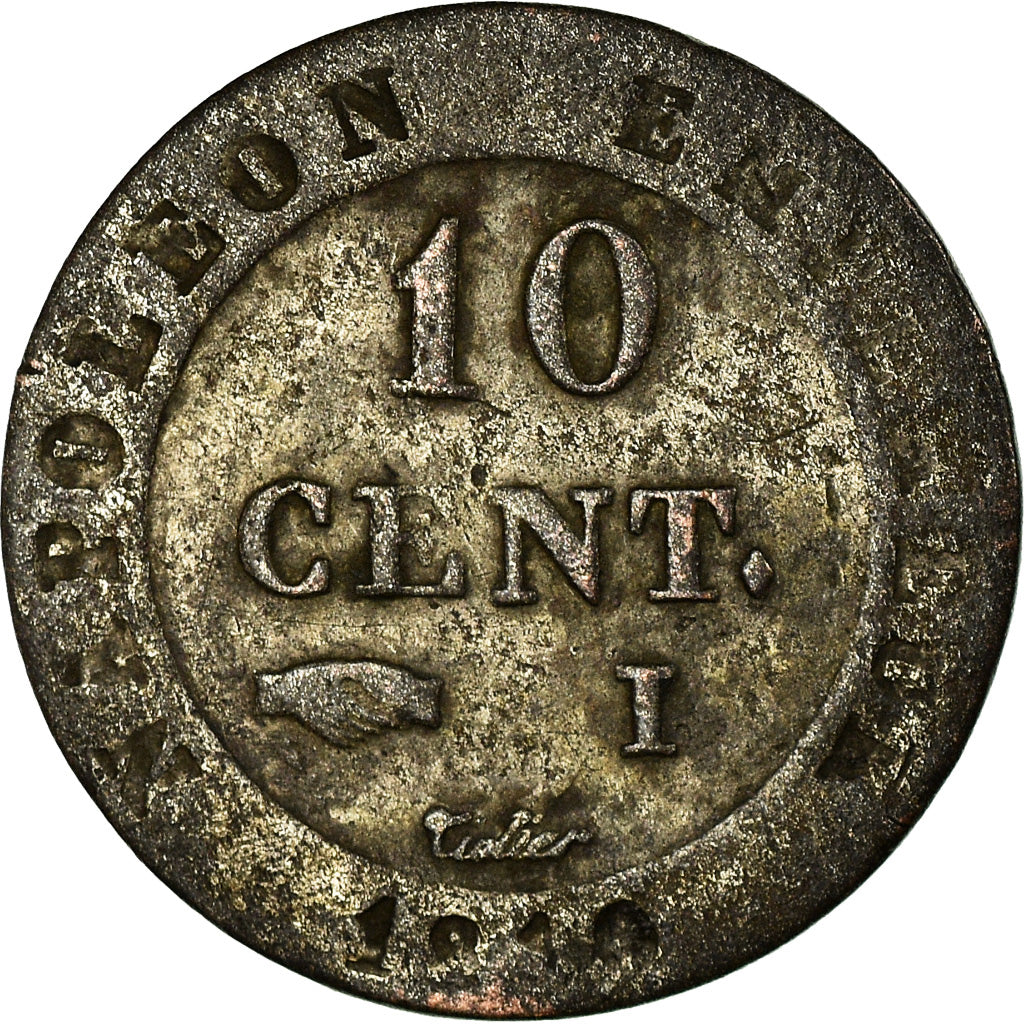 Moneta, Francia, Napoléon I, 10 Centimes, 1810, Limoges, MB, Biglione, KM:676.5