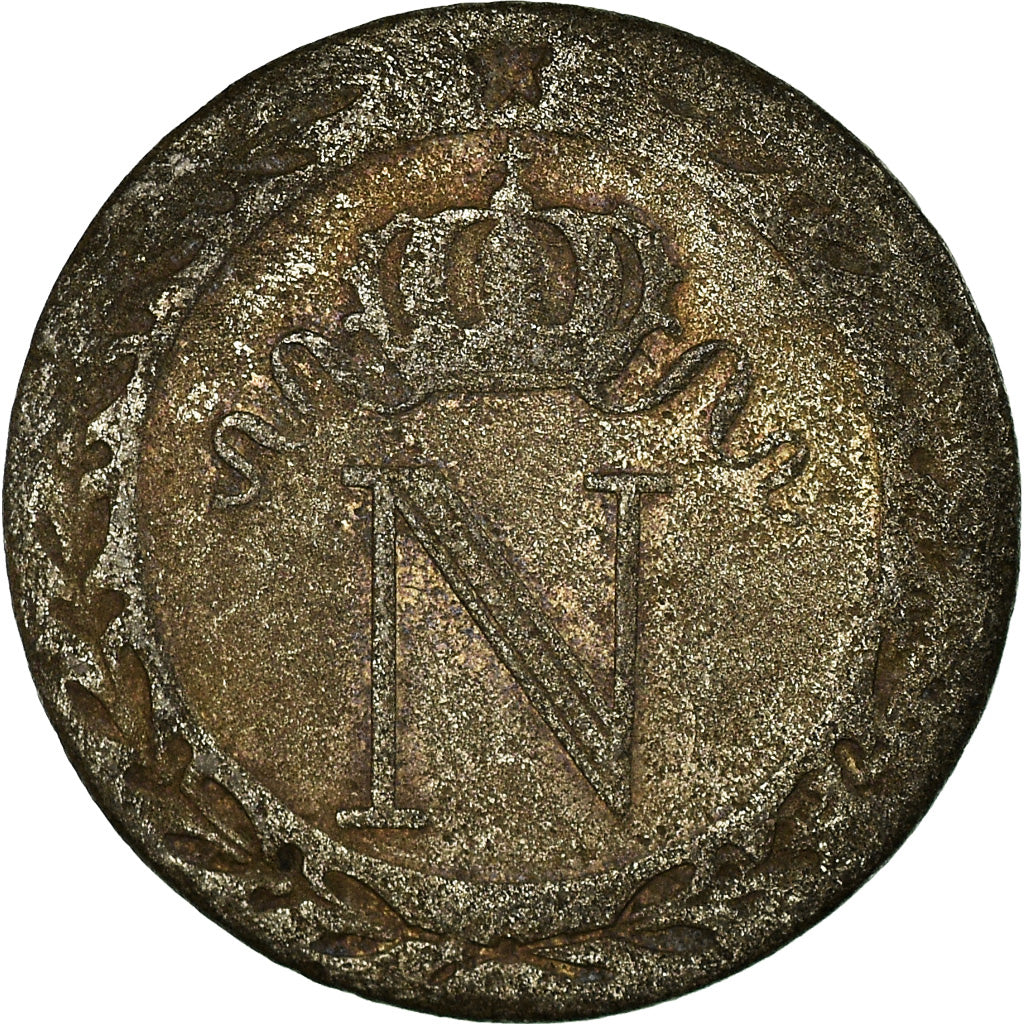Coin, France, Napoléon I, 10 Centimes, 1808, Paris, VF(20-25), Billon, KM:676.1