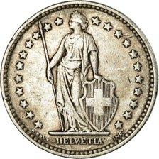 Coin, Switzerland, 2 Francs, 1909, Bern, VF(30-35), Silver, KM:21