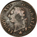 Coin, France, Louis XVI, Sol à l'Ecu, 1791, Rouen, VF(20-25), Copper