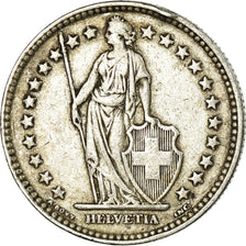 Coin, Switzerland, 2 Francs, 1939, Bern, VF(30-35), Silver, KM:21