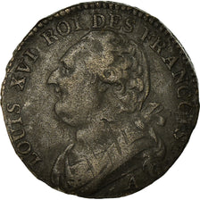 Coin, France, Louis XVI, 12 Deniers, 1791, Paris, VF(30-35), Métal de cloche
