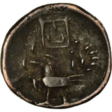 Coin, Cambodia, 2 Pe, 1/2 Fuang, Undated (1847), VF(30-35), Billon, KM:11