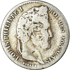 Monnaie, France, Louis-Philippe, 1/4 Franc, 1839, Paris, TB, Argent