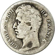 Coin, France, Charles X, 1/2 Franc, 1829, Rouen, F(12-15), Silver, Gadoury:402