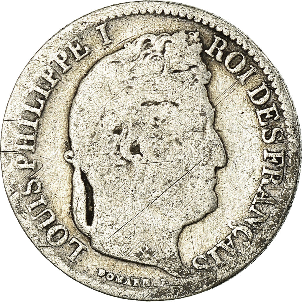 Coin, France, Louis-Philippe, 50 Centimes, 1846, Paris, VG(8-10), Silver