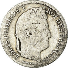 Coin, France, Louis-Philippe, 50 Centimes, 1846, Paris, VG(8-10), Silver