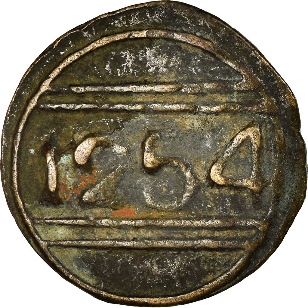 Coin, Morocco, Moulay 'Abd al-Rahman, Falus, Second Standard, 1838 (AH1254)