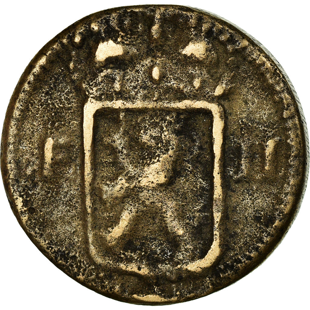 Coin, Luxembourg, Frans II, Sol, 1795, VF(20-25), Métal de cloche, KM:19
