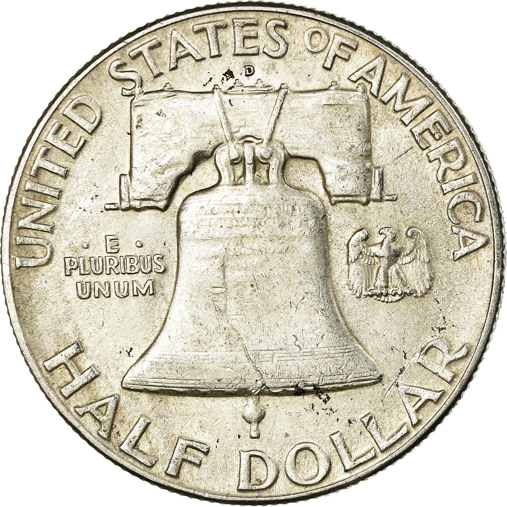 Coin, United States, Franklin Half Dollar, Half Dollar, 1948, Philadelphia