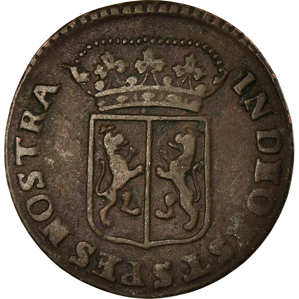 Coin, Netherlands, GELDERLAND, Duit, 1762, EF(40-45), Copper, KM:93