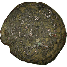 Coin, Maurice Tiberius, Half Follis, 597-598, Antioch, VF(20-25), Bronze