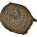 Monnaie, Maurice Tibère, Demi-Follis, 601-602, Antioche, TB+, Bronze, Sear:535