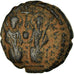 Moneta, Justin II, Decanummium, 570-571, Antioch, BB, Bronzo, Sear:383