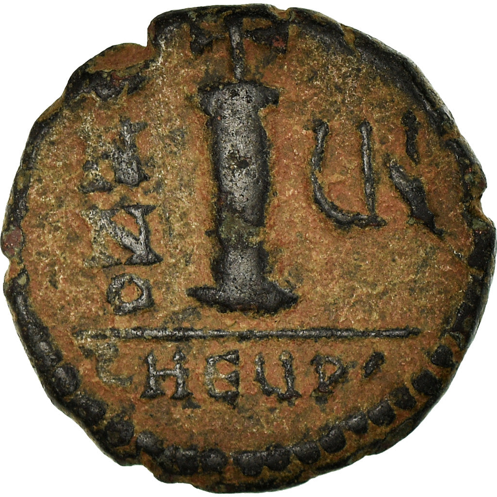 Monnaie, Justin II, Decanummium, 570-571, Antioche, TTB, Bronze, Sear:383