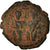 Moneta, Justin II, Decanummium, 571-572, Antioch, MB+, Bronzo, Sear:383