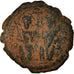 Munten, Justinus II, Decanummium, 571-572, Antioch, FR+, Bronze, Sear:383