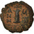 Moneda, Justin II, Decanummium, 571-572, Antioch, BC+, Bronce, Sear:383