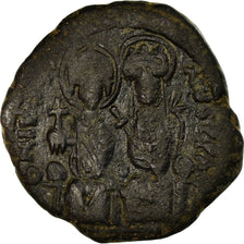 Coin, Justin II, Follis, 573-574, Constantinople, EF(40-45), Copper, Sear:360