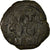 Moneta, Justin II, Follis, 573-574, Constantinople, BB, Rame, Sear:360