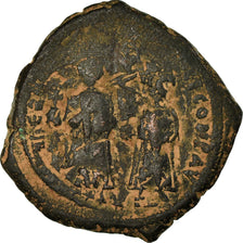 Coin, Heraclius, with Heraclius Constantine, Follis, 612-613, Constantinople