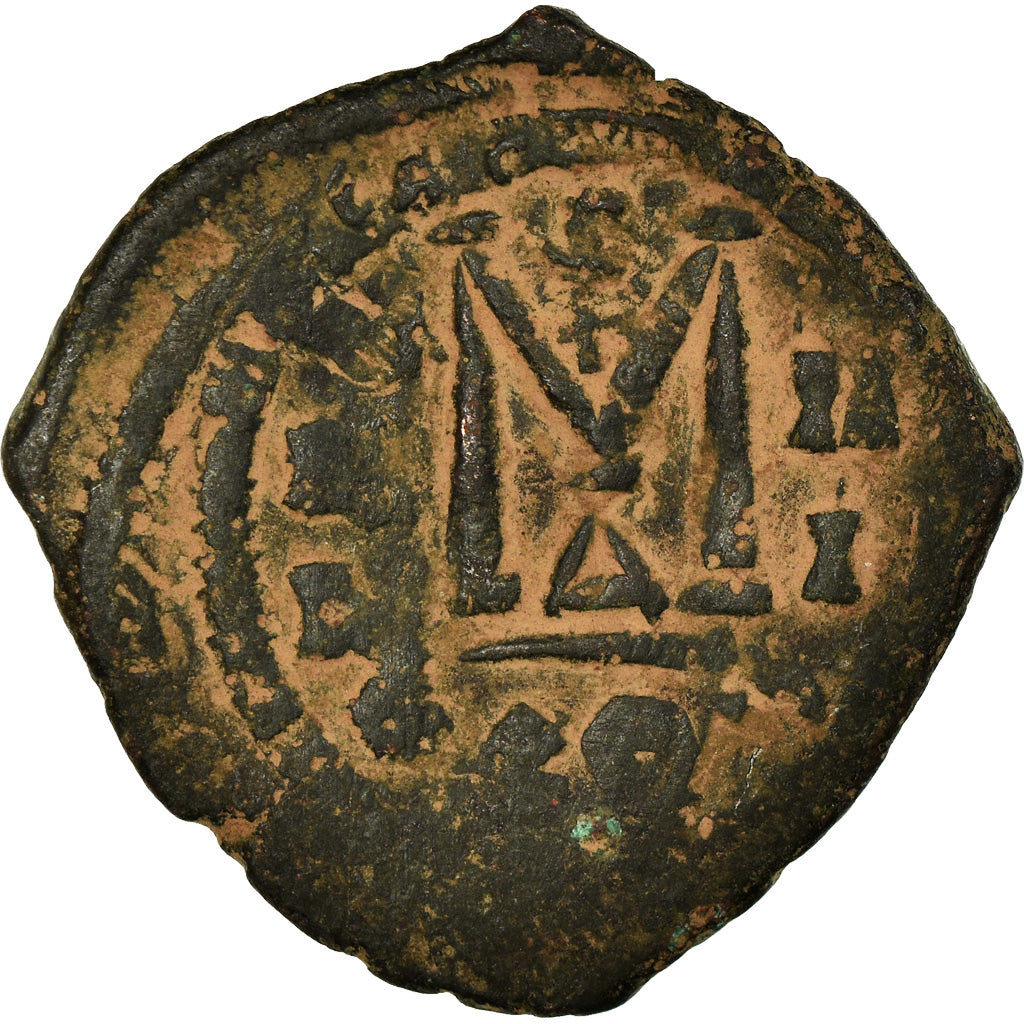Coin, Heraclius, with Heraclius Constantine, Follis, 612-613, Constantinople