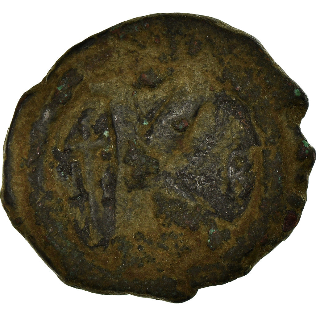 Moeda, Justin I, Half Follis, 518-527, Nicomedia, VF(20-25), Cobre, Sear:90