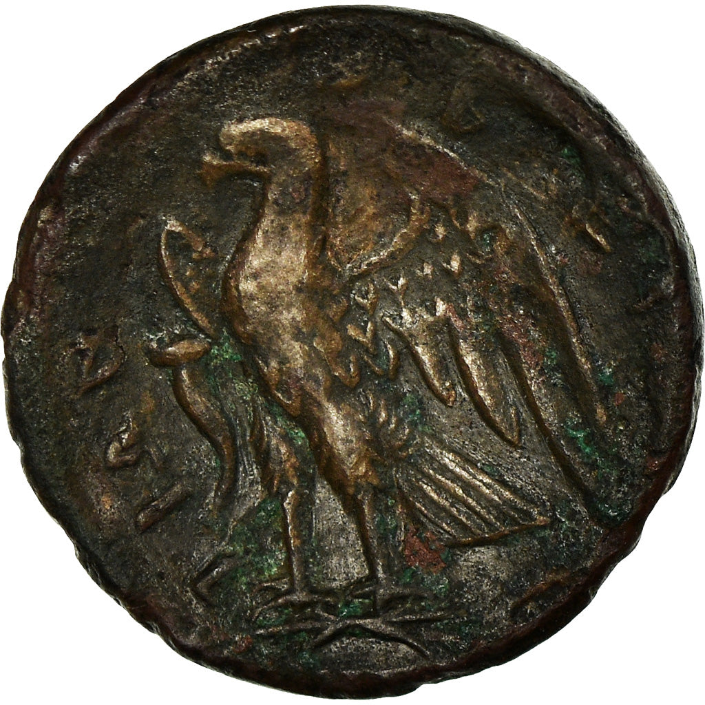 Monnaie, Bruttium, Les Brettiens, Drachme, 216-214 BC, TTB, Bronze, SNG ANS:46