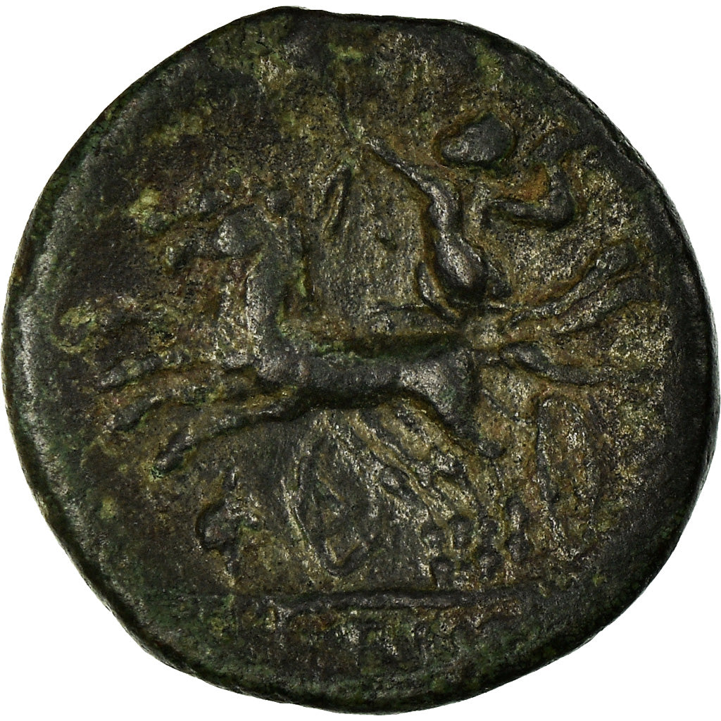 Moneta, Bruttium, The Brettii, Bronze Unit, 211-208 BC, MB, Bronzo, SNG ANS:112