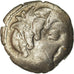 Moneda, Pictones, Drachme au cavalié ailé, Ist century BC, MBC, Electro