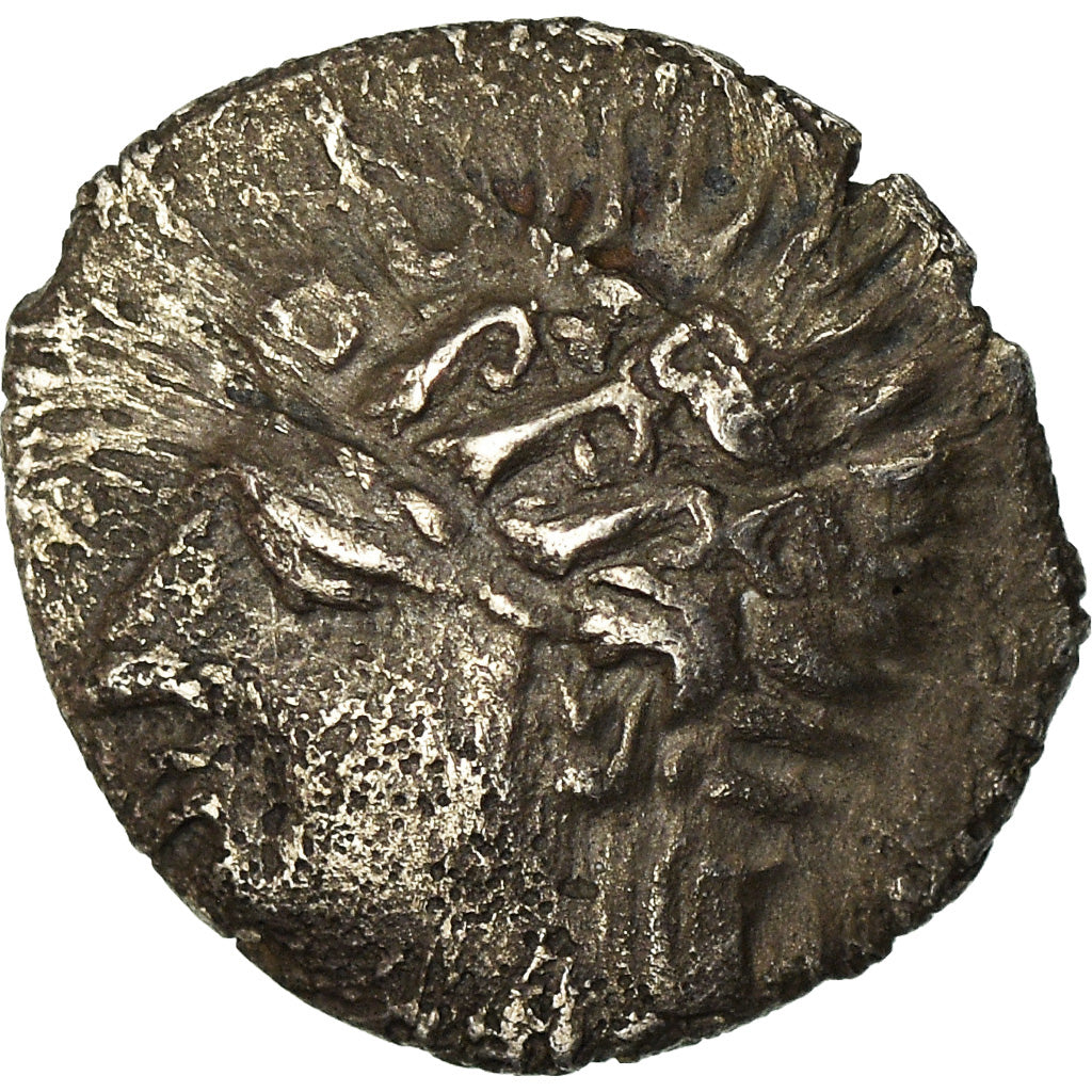Münze, Massalia, Obol, 200-121 BC, Marseille, SS+, Silber, SNG-Cop:723-8