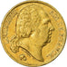 Moneta, Francia, Louis XVIII, 20 Francs, 1817, Bayonne, MB+, Oro, KM:712.5