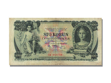 Czechoslovakia, 100 Korun, 1931, KM #23a, 1931-01-10, EF(40-45), Ca