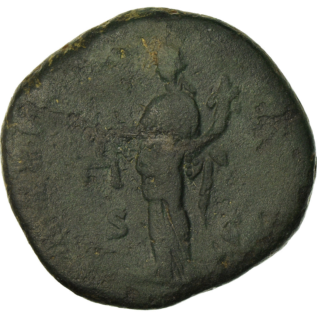 Coin, Commodus, Sestertius, 186, Rome, VF(20-25), Bronze, RIC:462