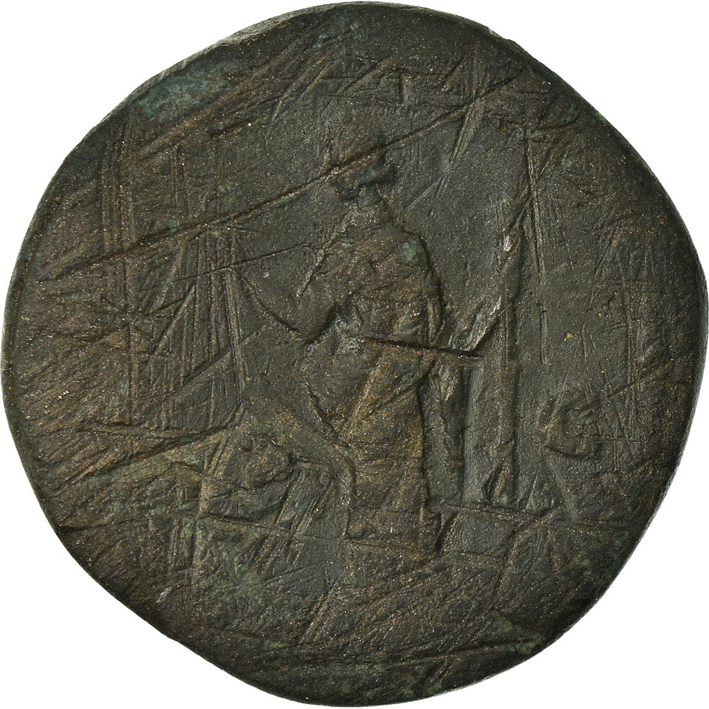 Coin, Commodus, Sestertius, 177-192, Rome, VF(20-25), Bronze, RIC:462