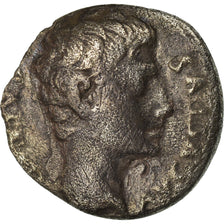 Coin, Augustus, Denarius, 19-18 BC, Colonia Patricia, VF(20-25), Silver, RIC:79a