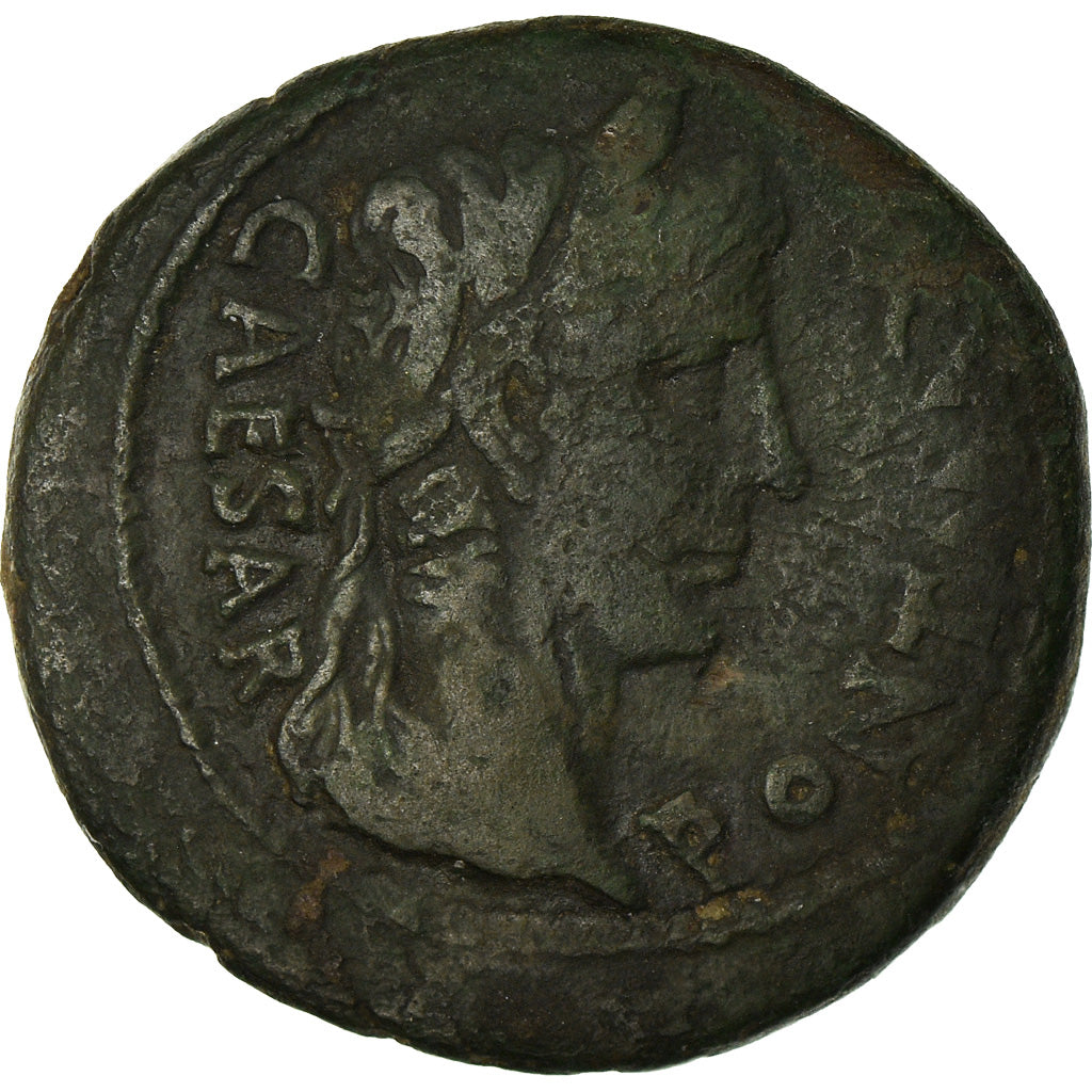Coin, Augustus, As, 15-10 BC, Lyon - Lugdunum, VF(20-25), Bronze, RIC:230