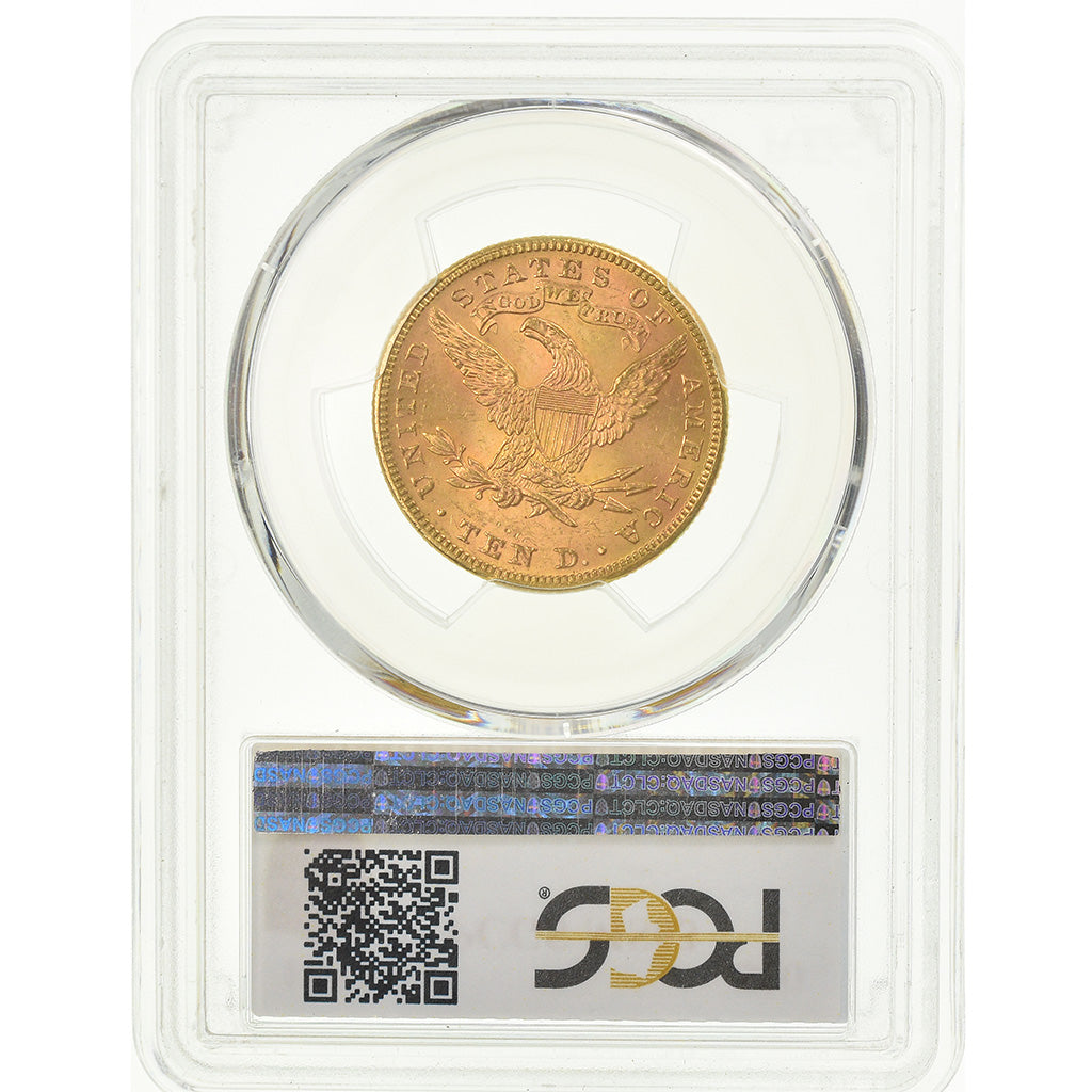 Moneda, Estados Unidos, Coronet Head, $10, Eagle, 1893, Philadelphia, PCGS