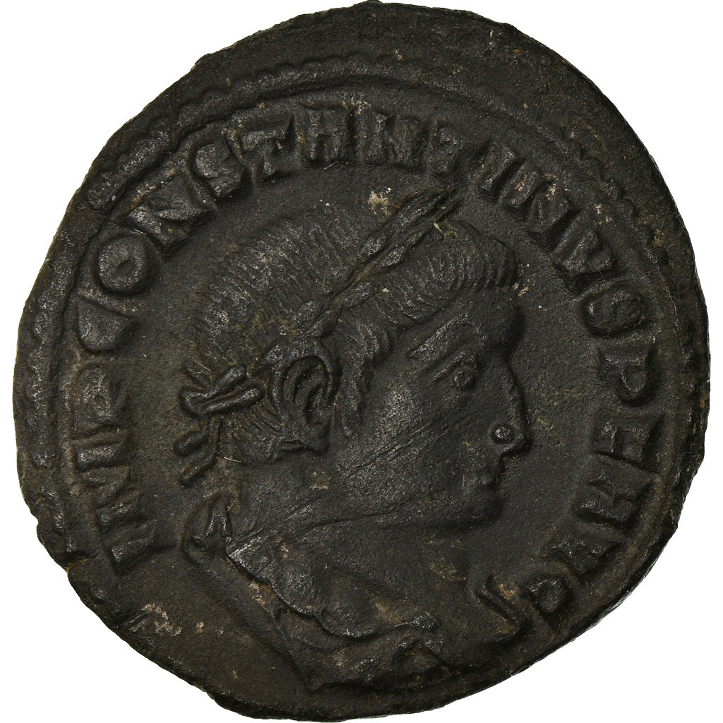 Münze, Constantine I, Follis, 323-324, Lyon - Lugdunum, SS, Bronze, RIC:307