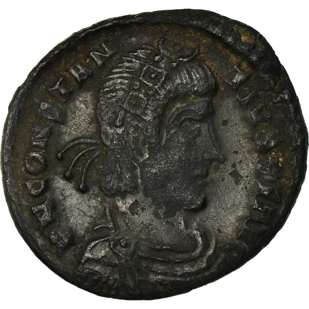 Coin, Constantius II, Reduced maiorina, 353-355, Lyon - Lugdunum, EF(40-45)