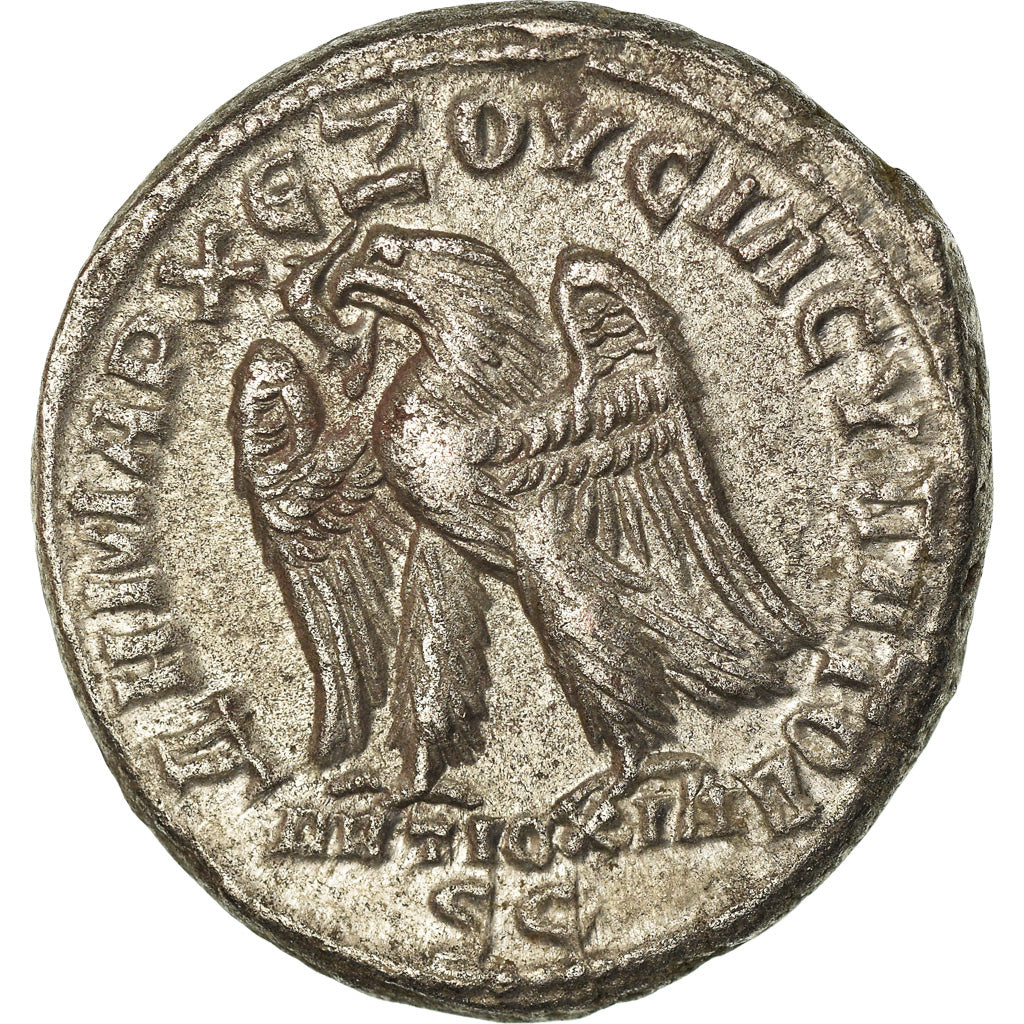 Moneda, Seleucis and Pieria, Philip I, Tetradrachm, 249, Antioch, MBC+, Vellón
