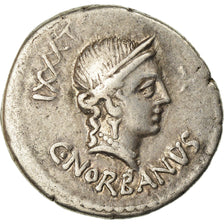 Moneta, Norbana, Denarius, 83 BC, Rome, BB+, Argento, Crawford:357/1b