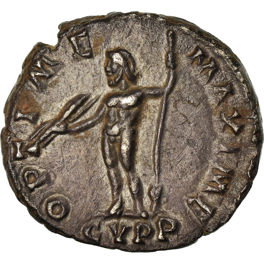 Moneta, Commodus, Denarius, 186-189, Rome, AU(50-53), Srebro, RIC:192