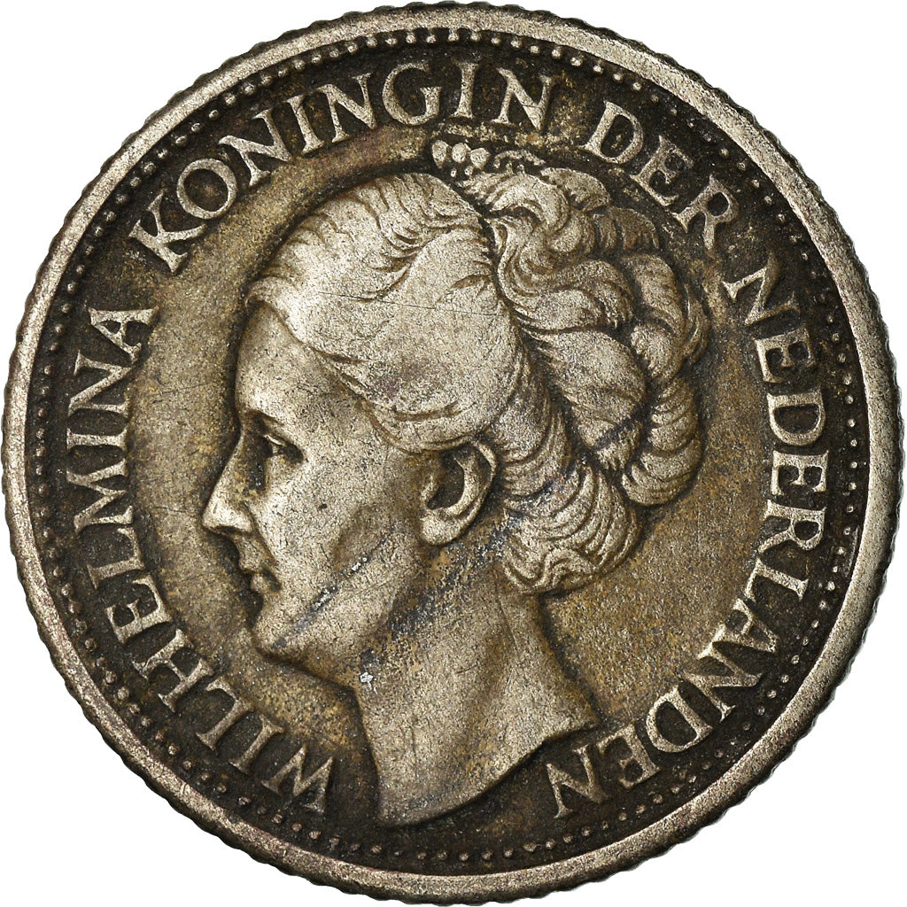 Coin, Curacao, 1/4 Gulden, 1944, Denver, USA, EF(40-45), Silver, KM:44
